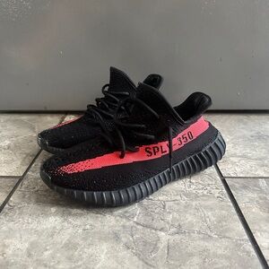 Black and Red Yeezy Boost 700